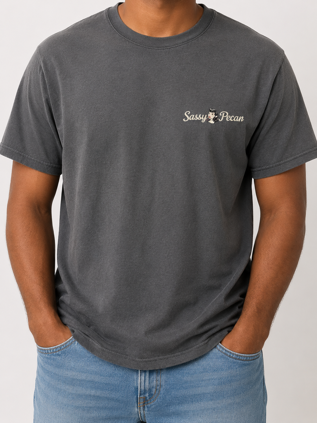 I Got Sticky From My Doohickey — charcoal short-sleeve tee