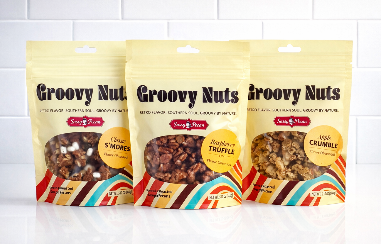 Groovy Nuts™ Candied Pecans