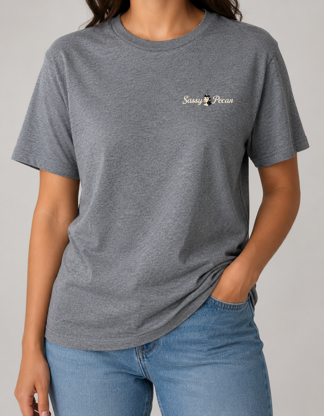 Size Doesn't Matter. The Doohickey Does. — graphite heather tee